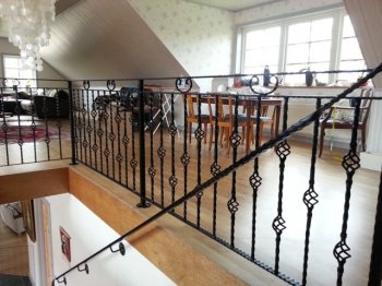 Räcken smidesräcke, smidesstaket, balkongräcke