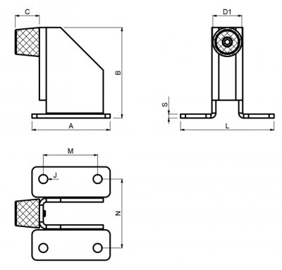 End stop for sliding and swing gates