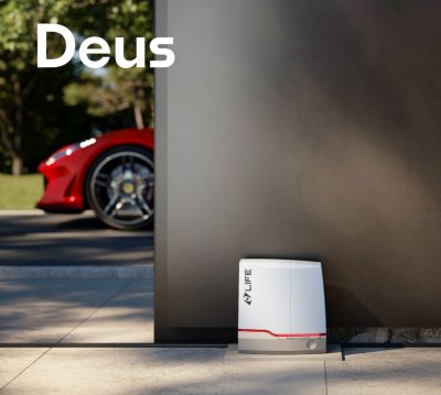 Deus 4 High Speed sliding gate motor for up to 400kg